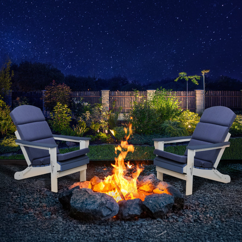 Coussins de chaise Aoodor Adirondack, Bleu foncé