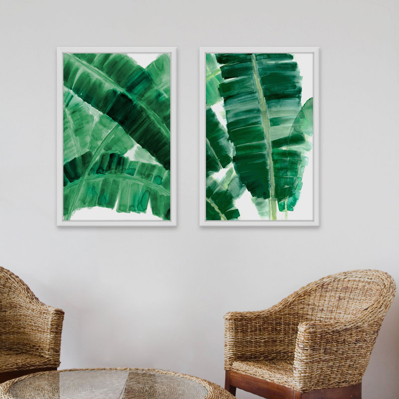 Ensemble de 2 cadres photo « la habana ii diptych », Cadre blanc, H 45 po x l 30 po x L 1,5 po