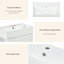 Meuble-lavabo blanc 21,6 po-12278615