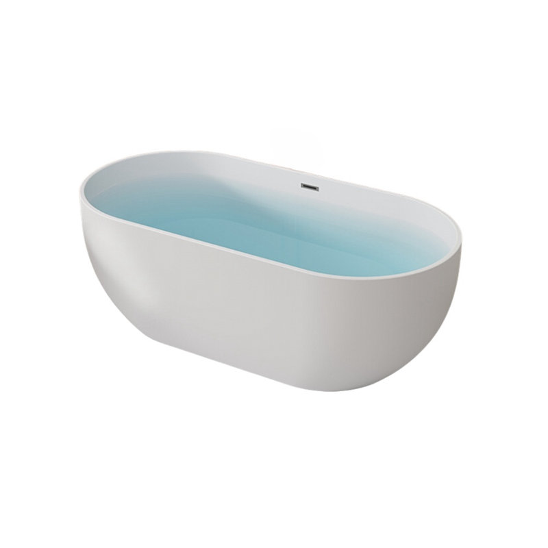 63'' W 23.6'' H Tub & Shower Kit, White