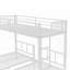 Lit superposé triple en métal (L 92,32 po x l 77,56 po x H 64,4 po) - Aucun sommier requis, robuste Durable-1022538874