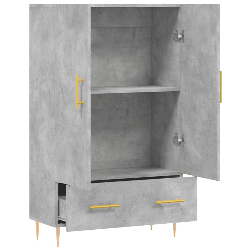 Ried 69.5cm Sideboard, Concrete Oak