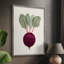 Reproduction encadrée Organic Veg IX - bois massif-1141285559