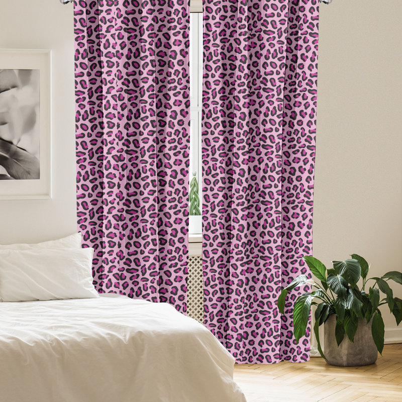 Rideaux 4 panneaux East Urban Home Jaguar, L 56 po x L 63 po