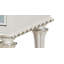 Console avec design exclusif, portes en verre à motifs, fonction d'ouverture tactile et pied orné