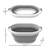 Collapsible Basket - Space-Saving Multipurpose Pop-up Handbasket for Camping, Cleaning Supplies, and Tailgating by Home Collection-1033938696