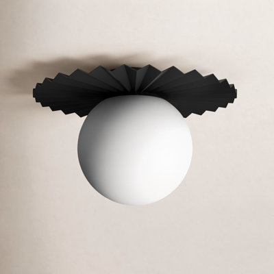 Laki Glass Flush Mount