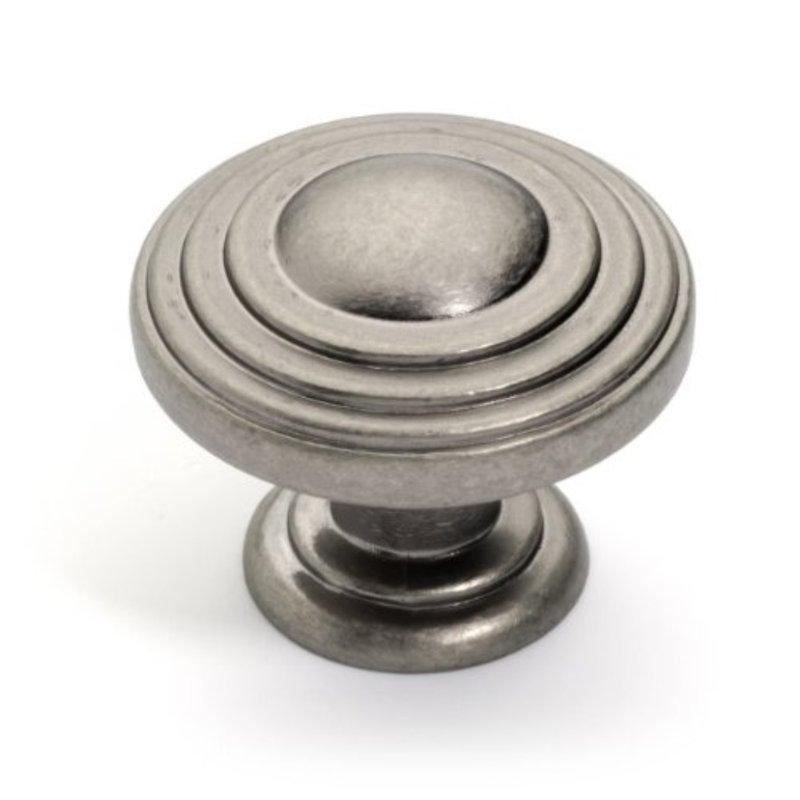 Poignée champignon Super Saver 1 3/16 po de diamètre, Nickel antique