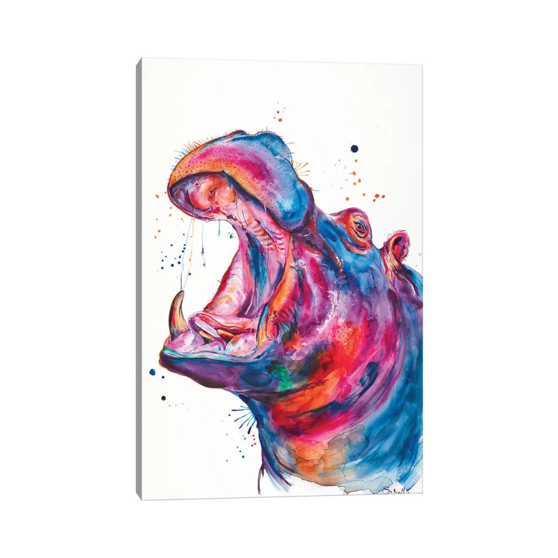 Hip Hip Hooray by Weekday Best - Painting on Canvas, 30.48 cm H x 45.72 cm W, Wrapped Canvas