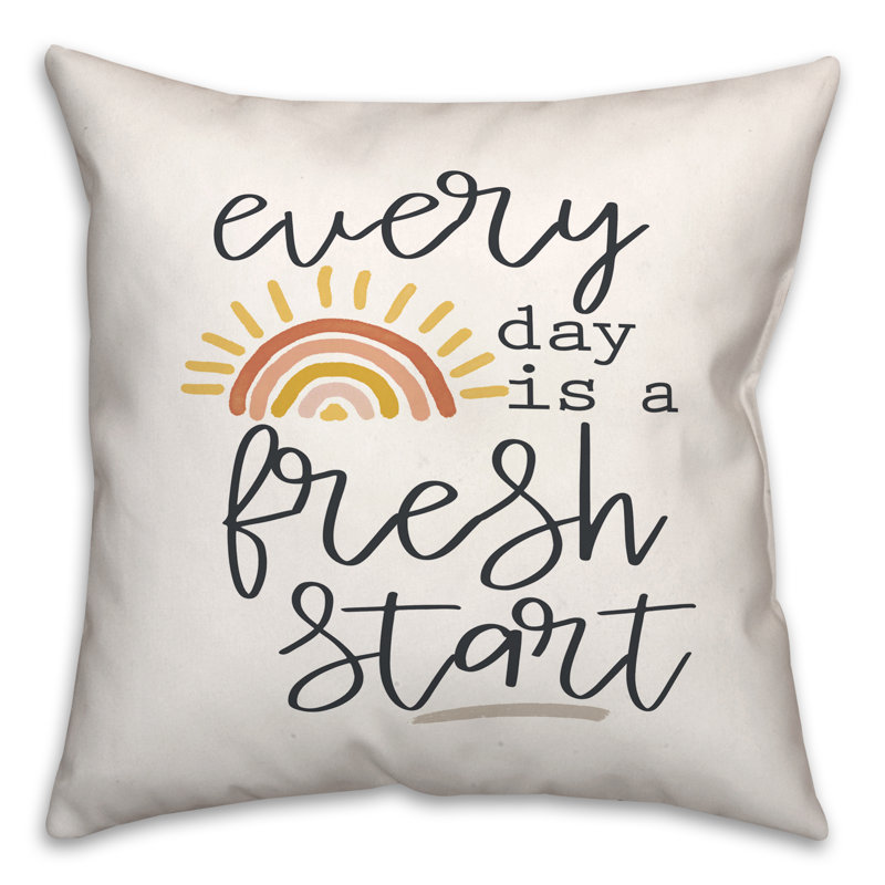 Coussin Everyday is a Fresh Start