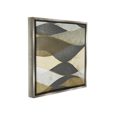 " Geometric Desert Landscape Floater Frame " by Alonzo Saunders