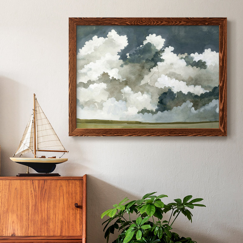 " Vast Neutral Sky III ", Maple, 22" H x 32" W x 1.5" D