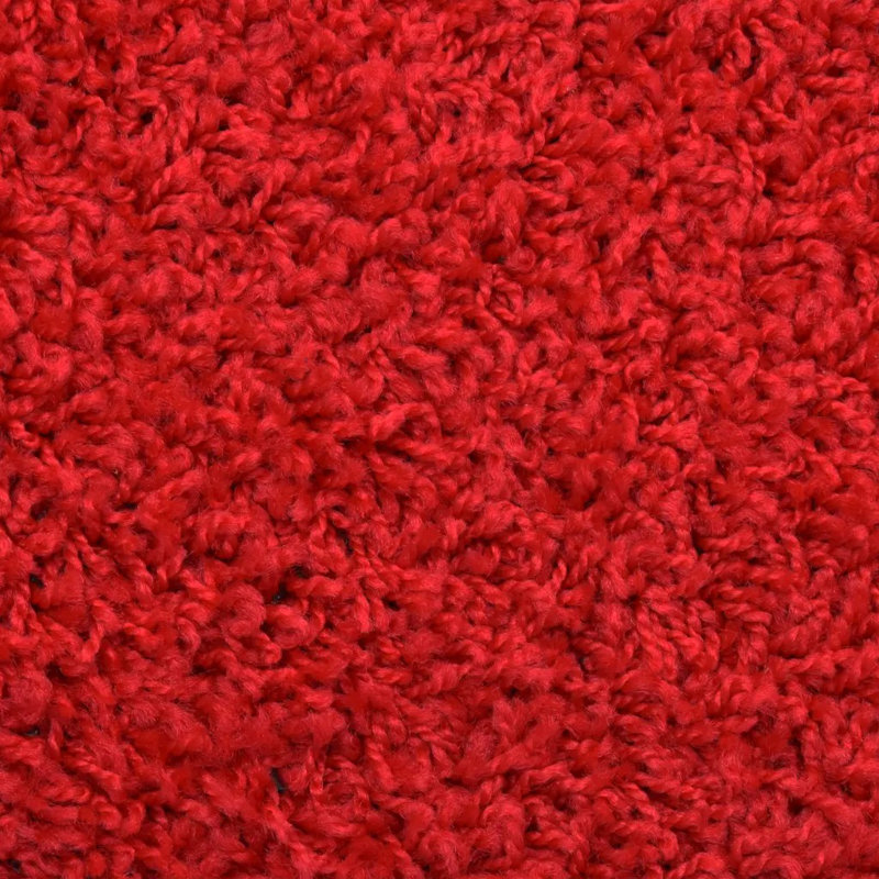 Carpet Stair Treads Red 56x17x3 cm
