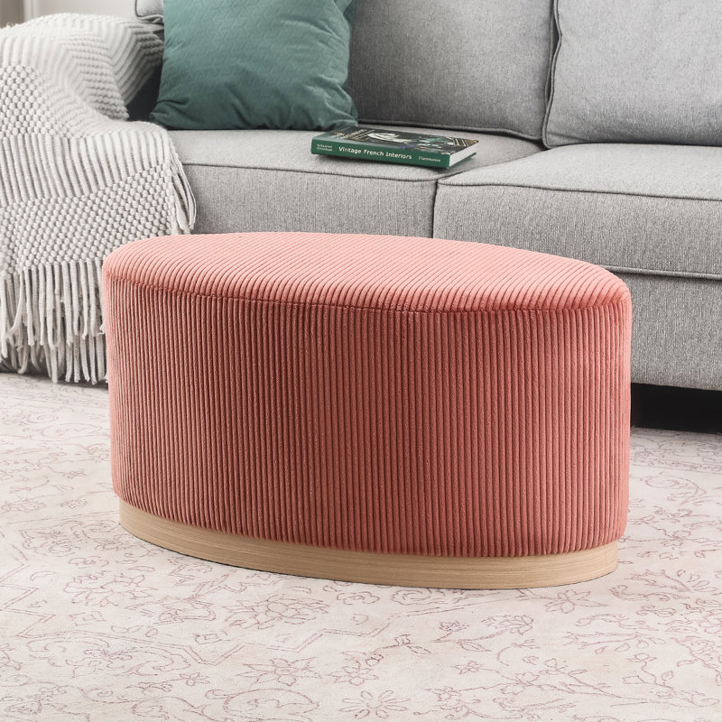 Banc elliptique souple, Orange rose