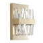 LED wall light with crystal accents-653984136
