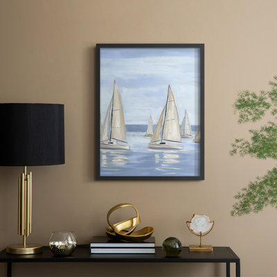 NAUTICAL Series V, reproduction encadrée - bois massif