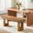 Solid Wood Dining Bench