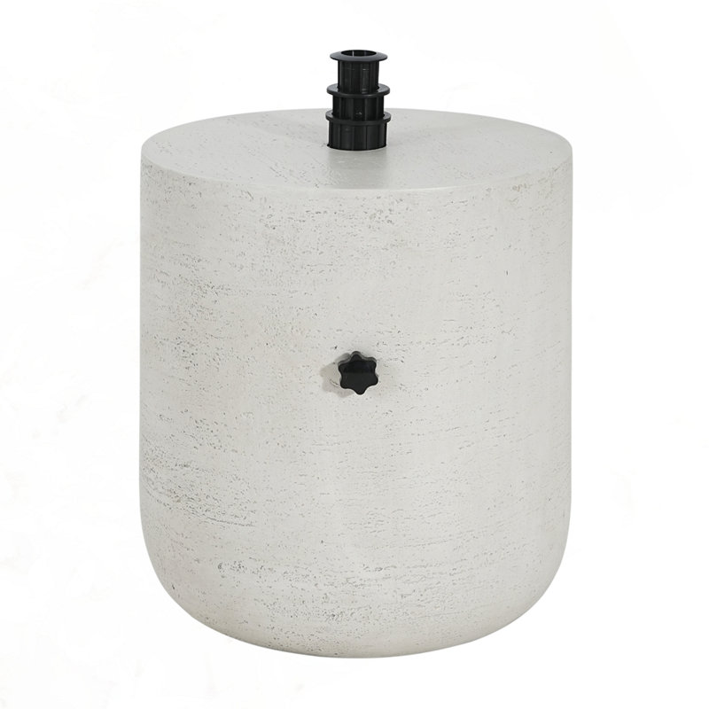 Base de parasol pour table d'appoint MGO, Lime/blanc