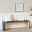 Banc en bois 59 po - Design rustique et contemporain
