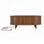Table basse ovale en bois cannelée-440808257
