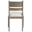 Chaise d'appoint en bois (ensemble de 2)