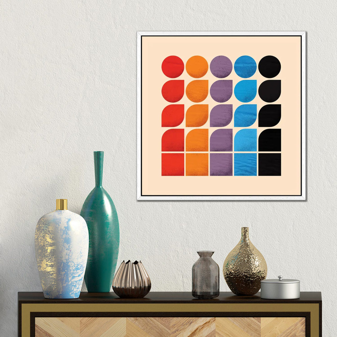 Changes Abstract Geometry von Show Me Mars - Galerie-verpackte Leinwand Giclée