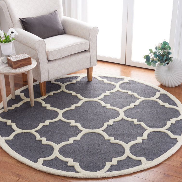 Cannen Cambridge Hand Tufted Wool Geometric Rug