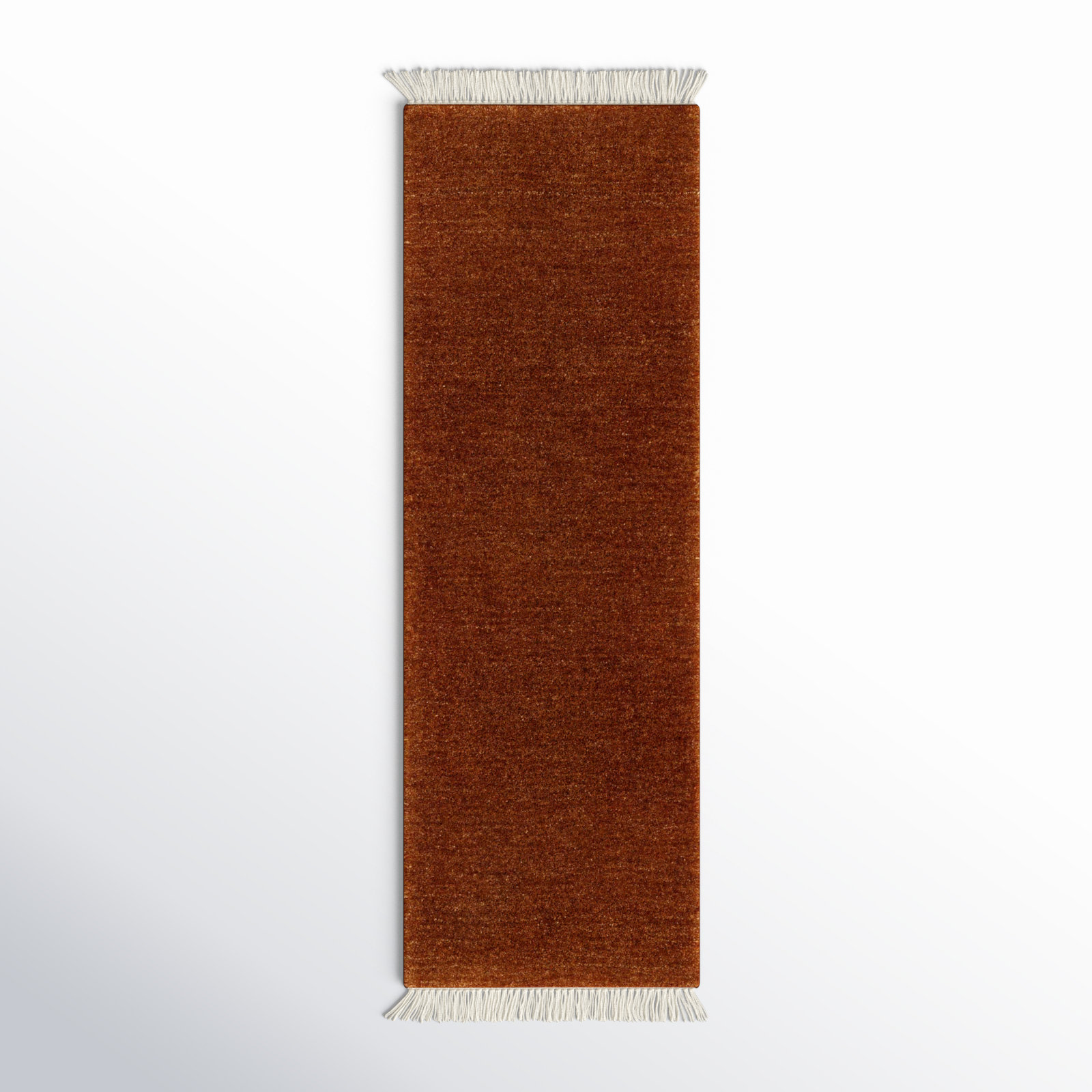 Clio Hand-Woven Gray Wool Rug, Runner 3' x 10'