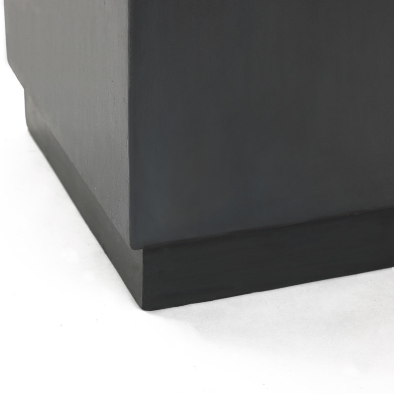 Novato Indoor/Outdoor Cement Side Table