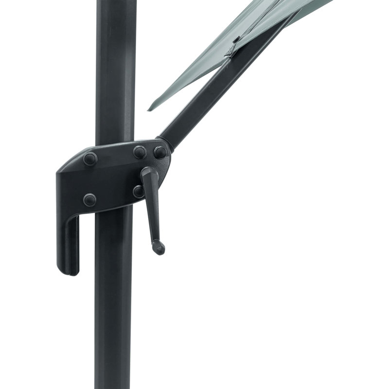 Fareham Tilt Cantilever Parasol, Dark Grey, 270" H x 250" W x 250" D