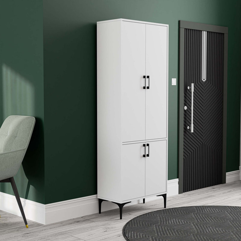 Kaleva Manufactured Wood Wardrobe, White