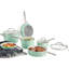 KitchenAid Hard Anodized 10pc Set-pistachio-486162748