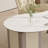 Jesualdo 63'' W Modern Oval Marble Top Executive Desk with Multi-Drawers | Premium Office Furniture