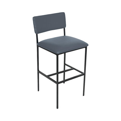 Meghan Upholstered Counter Stool with Metal Frame