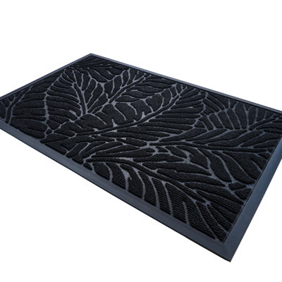 Personalizable Non-Slip Floral Outdoor Doormat