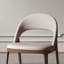 Modern Simple Faux Leather Sponge Dining Chair