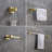 Cubic 5 - Piece Bathroom Hardware Set-58850951