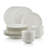 Radiant Fluted White Porcelain Dinnerware Set (18-Piece Service for 6)