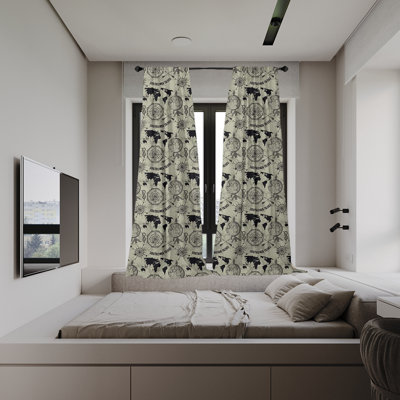 Rideau en microfibre Kher