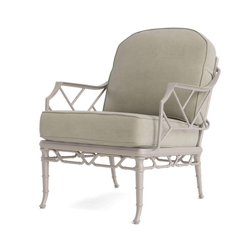 Calcutta Outdoor Lounge Chair, Fusion Charcoal, Dove Smooth