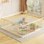 Grand parc pour bébé et barrière pour bébé avec porte, aire de jeu sécuritaire, centre d'activités pour enfants-112884258