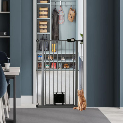 Geordie Metal Pressure Mounted Pet Gate
