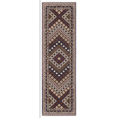 Tapis rouge / multicolore Suhaan