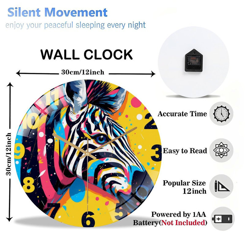 Horloge murale 12 po
