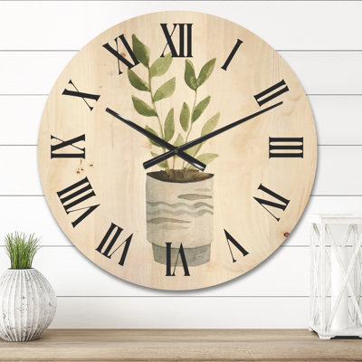 Solid Wood Wall Clock
