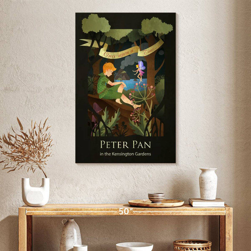 Peter Pan, 39" H x 26" W