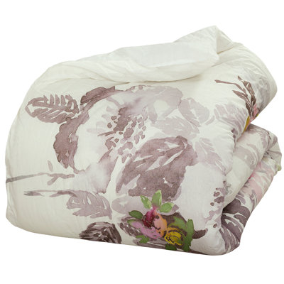 Tuncay Cotton Percale Floral Comforter