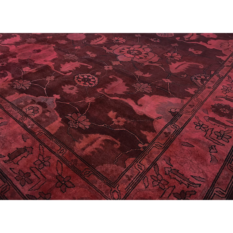 Overdyed One-of-a-Kind 10'10" X 13'11" Area Rug