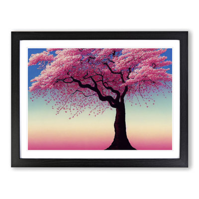 XH1022-9708X Vivid Cherry Blossom Tree - Single Picture Frame Print