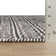 Bradshaw Zipper Black/Ivory Handwoven Cotton Rug
